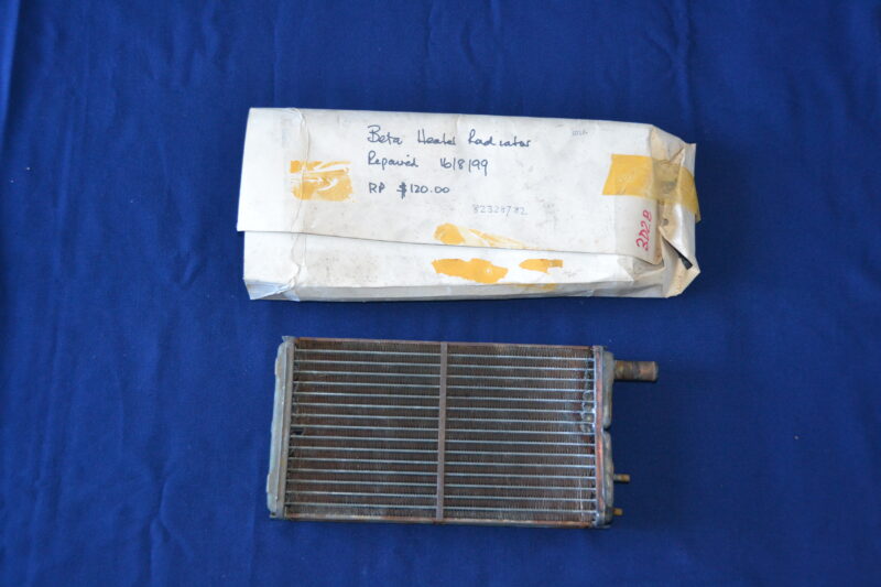 Radiator - Heater core. Repaired. Beta S1 & S2